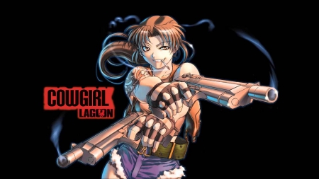 Cowgirl Lagoon - women, girls, fun, westerns, female, cowgirls, drawing, anime, guns