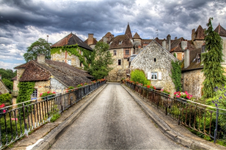 France - Cities, Carnac, France, Road, Bridge, Bridges, Roads, City