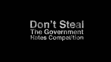 Don't steal - background, funny, black, government, text, quotes