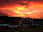 Barn at Sunset