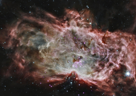 Inside the Flame Nebula - fun, stars, cool, galaxy, nebula, space