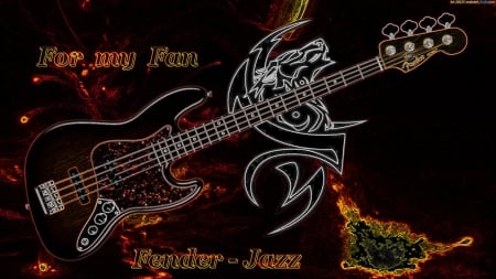 Fender Jazz 2 - fender, jazz, picture, music, abstract