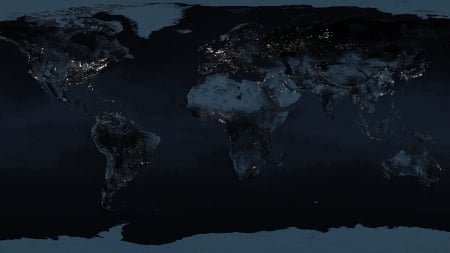 We Are The World - map, globe, We Are The World, earth from space, world