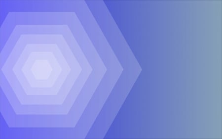 Concentric hexagons - minimal, shapes, simple, vector