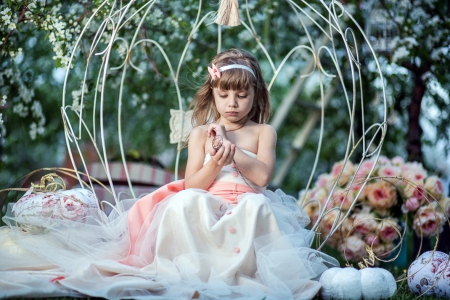 ~âœ¿~ - flowers, girl, princess, cute