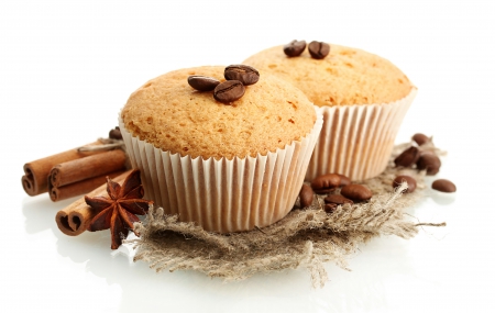 ♥Cupcakes♥ - cinnamon, cupcake, beans, coffee, dessert