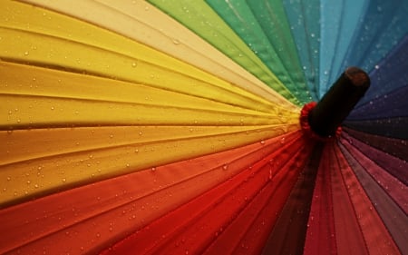 â™¥ - red, rainbow, orange, yellow, umbrella, abstract, blue, green