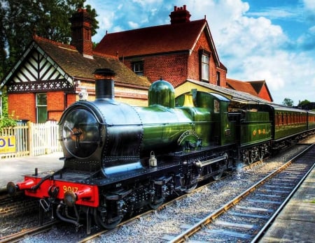 Sheffield Park Station - train, steam, railways, vintage