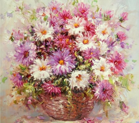 â™¥ - flowers, beautiful, painting, nature