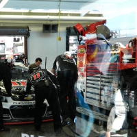 #4 Harvick Garage Area