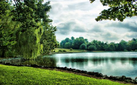 Lake at the Sapona Country Club - lake, sapona, club, country