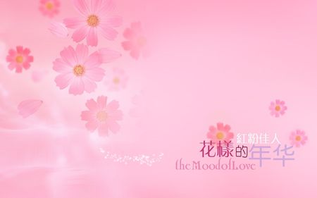 The mood of lOVe - romance, flower, love, pink