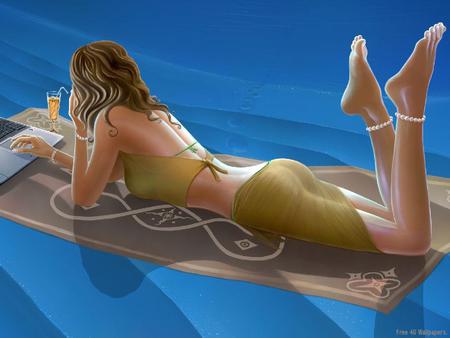 chillin' - girls, 3d