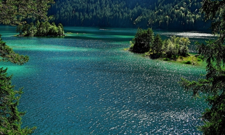 Green River - nature, water, green, river