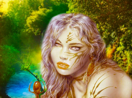 Luis Royo Fantasy - abstract, beautiful, luis royo, photoshop, serene, girl, cg, fantasy, digital, woman, art