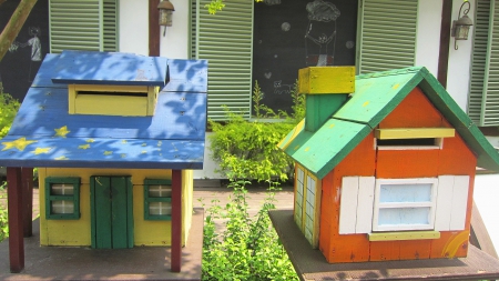 Mailbox - colorful, Mailbox, lovely, garden