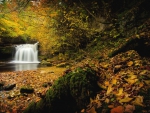 * Autumn waterfall *