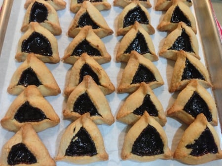 hamantashen - food, baking, holiday, Jewish