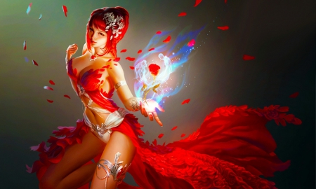 Fantasy Girl - beautiful, girl, league of angels, cg, fantasy, digital, woman, art, wallpaper