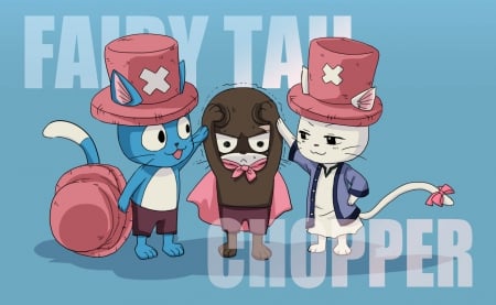 Happy Chopper - chopper, one piece, fairy tail, happy