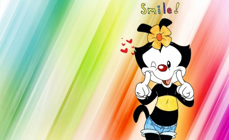 Dot Smile - cartoons, cute, dot warner, animaniacs, tv series