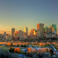 muttart conservatory gardens in edmonton hdr