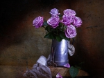 * Purple roses *