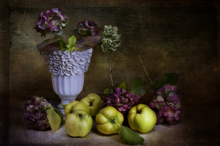 * Still life * - still, flowers, apples, nature, flower, life