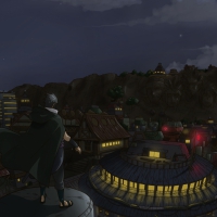 Sasuke...view of Konoha!!!