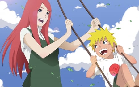 Kushina and Naruto :) - minato, naruto, sasuke, naruto uzumaki, kushina uzumaki, madara uchiha