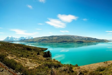 * Lake * - sky, lake, beautiful, nture, blue