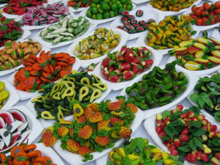 vegetable magnets - whimsical, color, vegetables, photography