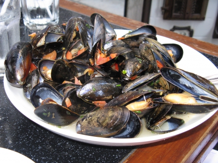 les moules - cooking, food, dinner, seafood