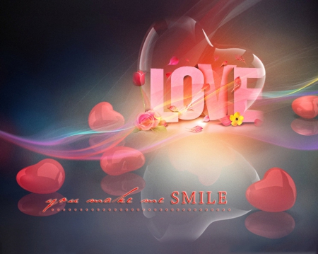 love - smile, me, make, love, you, happy