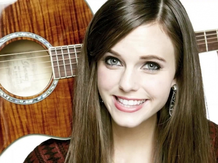 Tiffany Alvord - tiffany, guitar, tiffany alvord, beautiful, alvord, smile, singer