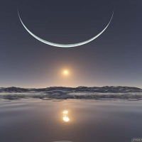 North Pole sunset