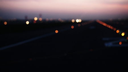 airport lights - airport, bg, abstract, lights