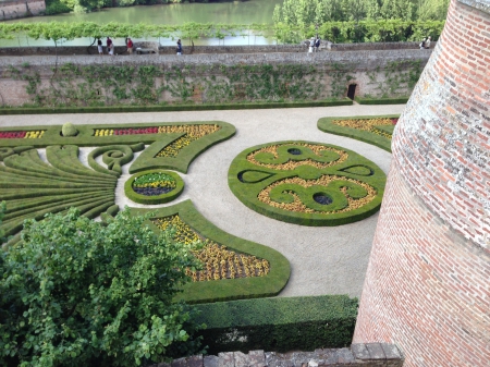 French garden - landscape, travel, France, garden