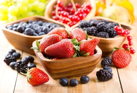 ♥Fresh Berries♥ - berries, fresh, strawberry, sweet