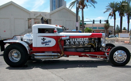 PETERBILT RATROAD CAR - semi truck, sema show, socal customs, wallpapers up