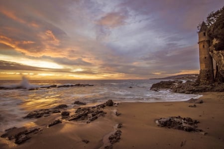 * Laguna beach - CALIFORNIA * - nature, beach, ocean, lagun, sunset