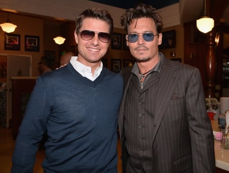 Tom Cruise and Johnny Depp - tom cruise, tom, actor, johnny depp, cruise