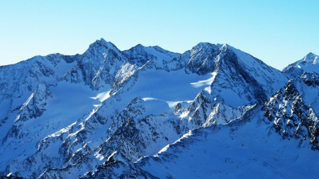 Alpen - Mountains, Berge, Snow, Nature, Landschaft, Alpen