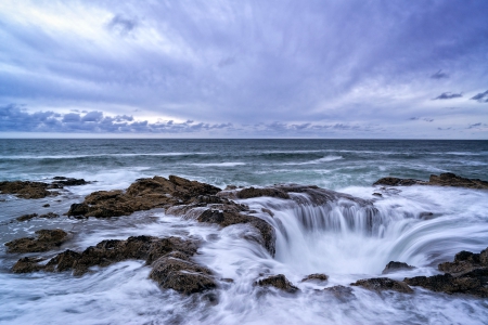 Thor's Well, Oregon Coast - nature, oregon, ocean, pacific