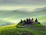 wondrous hilltop farms in pienza tuscany