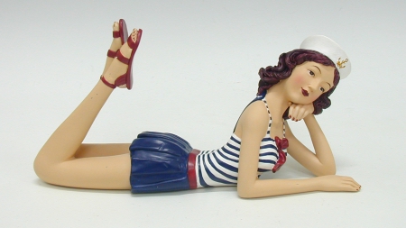 Beach Babe Doll - cute, swimsuit, sailor, doll