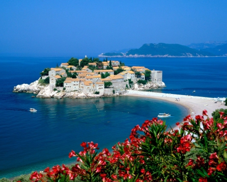 Breathtaking View âœ¿âŠ± - montenegro, ocean, flowers, europe