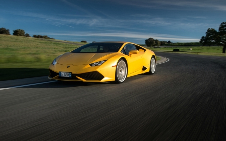 2014 Lamborghini Huracan - cars, lamborghini, huracan, yellow