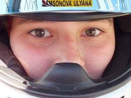 Beautiful girl in sport. - girls, karting, sport, other