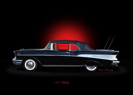 1957 CHEVY - fifty7, ragtop, chevy, nineteen